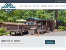 Tablet Screenshot of northshorecampground.com